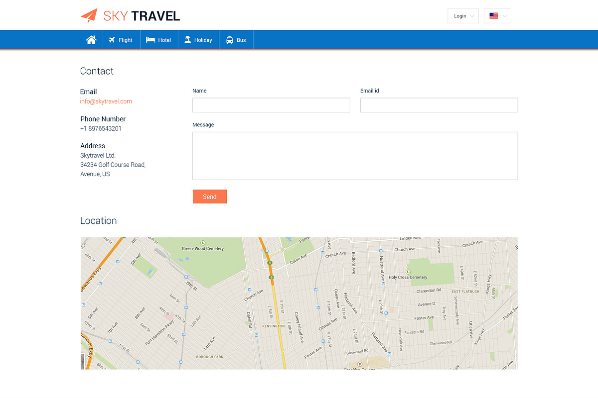 Sky Travel PSD Website Template, a Websites & App Template by WebbyTemplates (Photo 14 of 17)