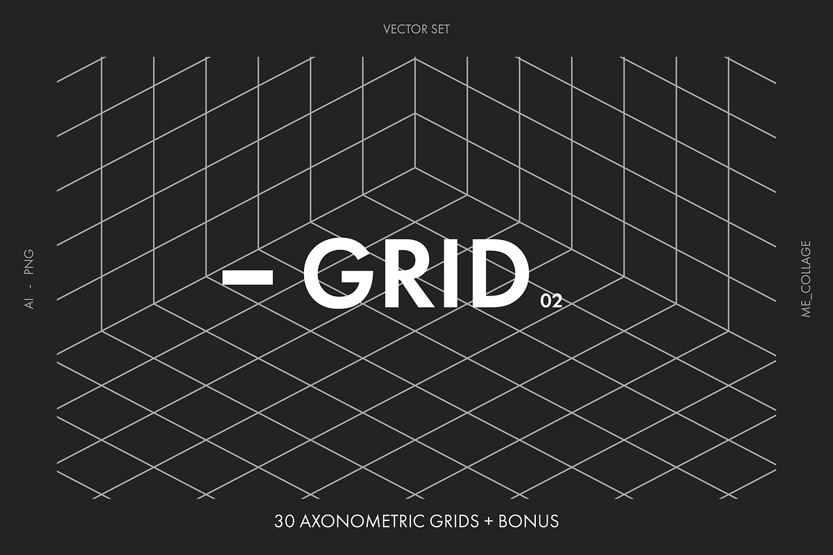 30 Vector Isometric Grids, an Object Graphic by ME_COLLAGE (Photo 2 of 11)