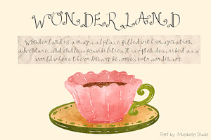 Whimsical handwritten font - curly