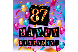 87th Birthday Celebration