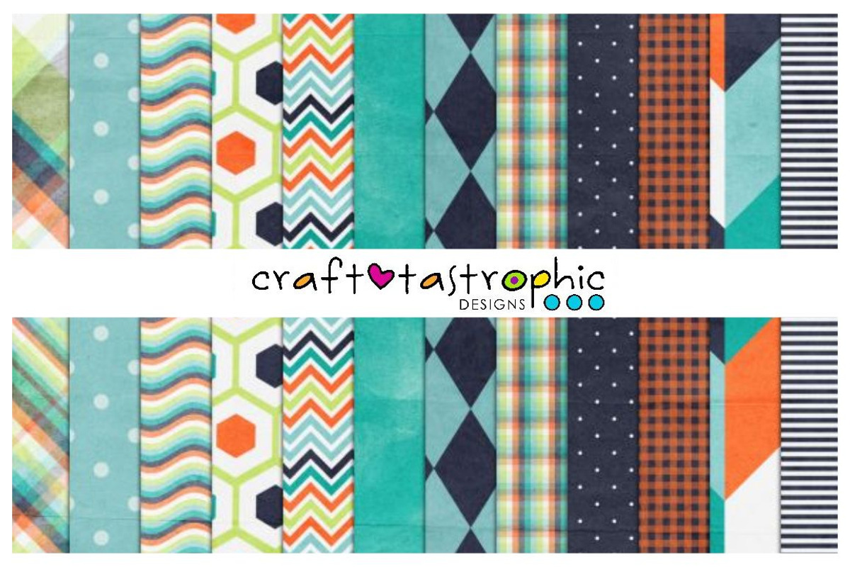 My Little Man Paper Pack, a Pattern Graphic by Craftastrophic-Stuff (Photo 2 of 2)