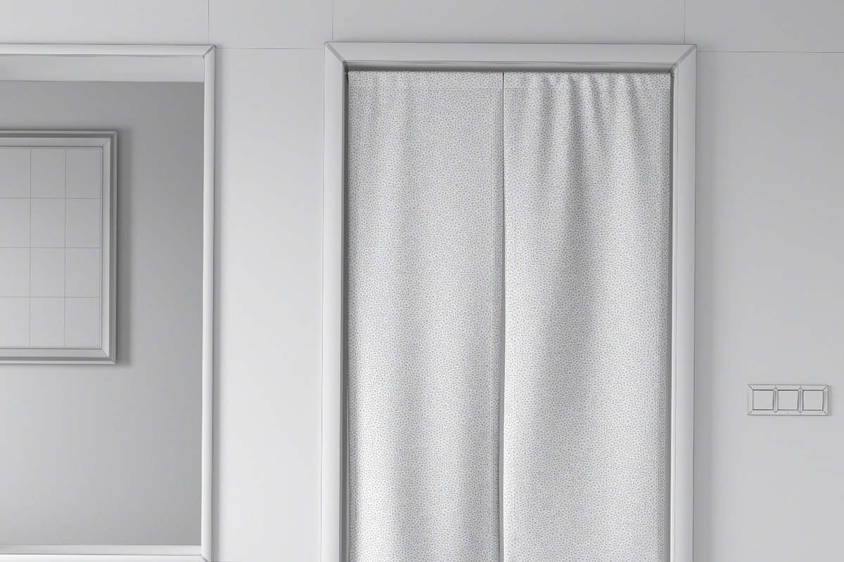 Japanese Style Door Curtain, an Object 3D Model by maxtracing2 (Photo 3 of 7)