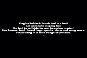 Kingtos Reblack Brush, a Handwritten Font by QR Design Studio (Thumbnail 6 of 8)
