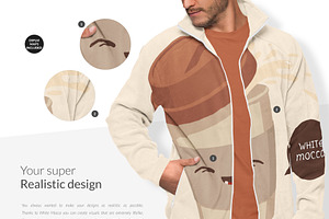 Men Fleece Mock-ups Set FREE DEMO