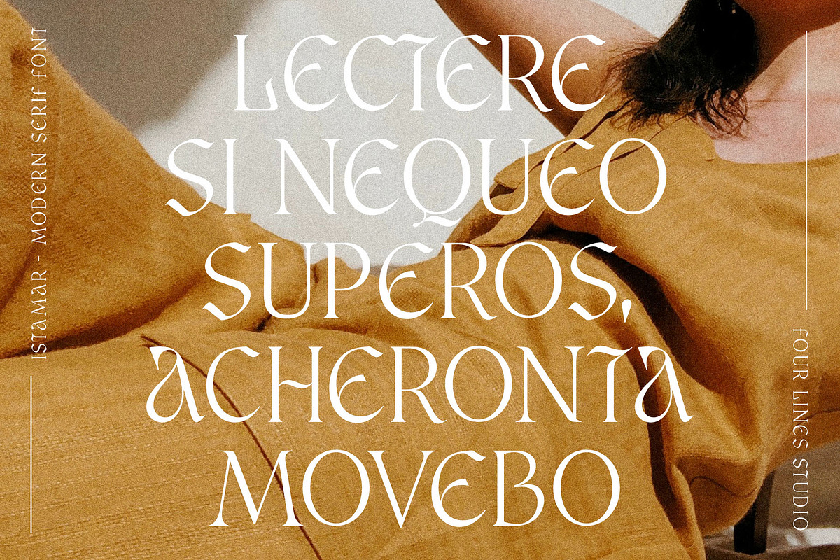 Istamar - Elegant Serif Font, a Serif Font by Four Lines Std. (Photo 6 of 10)