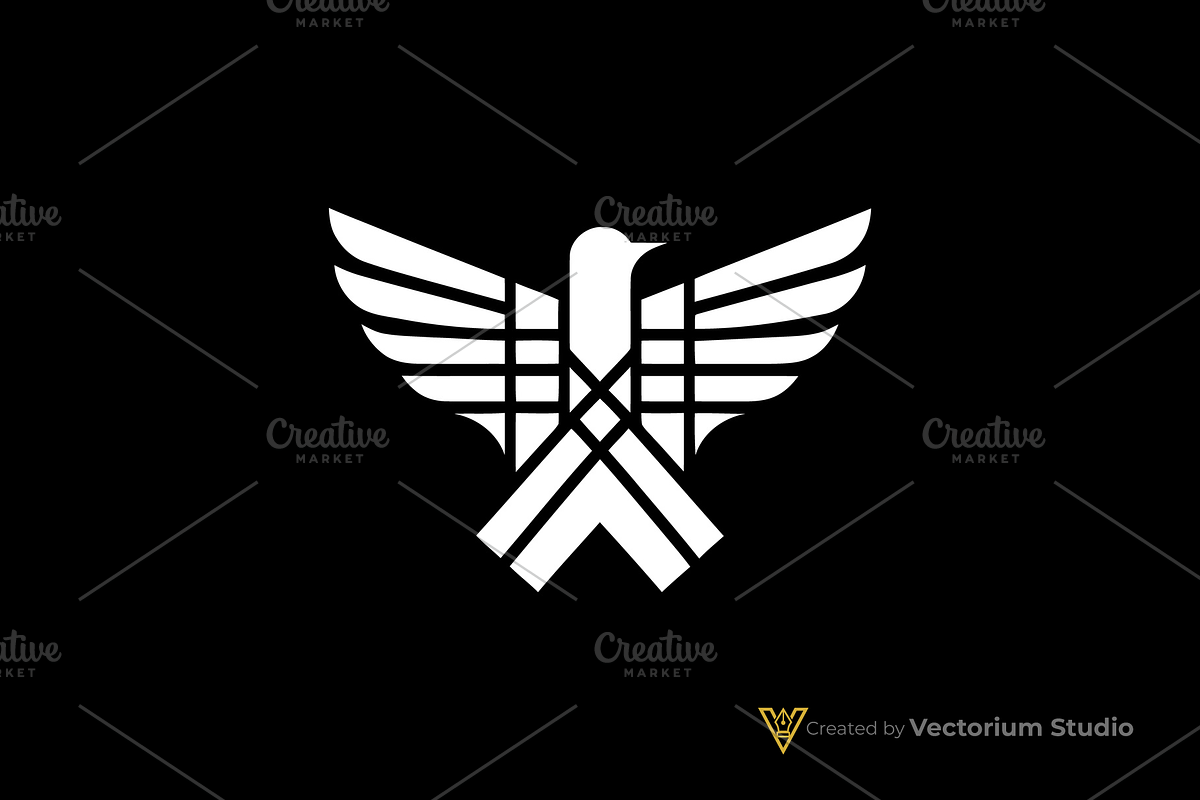 Geometric Eagle Emblem Logo, a Branding & Logo Template by Vectorium Studio (Photo 5 of 5)