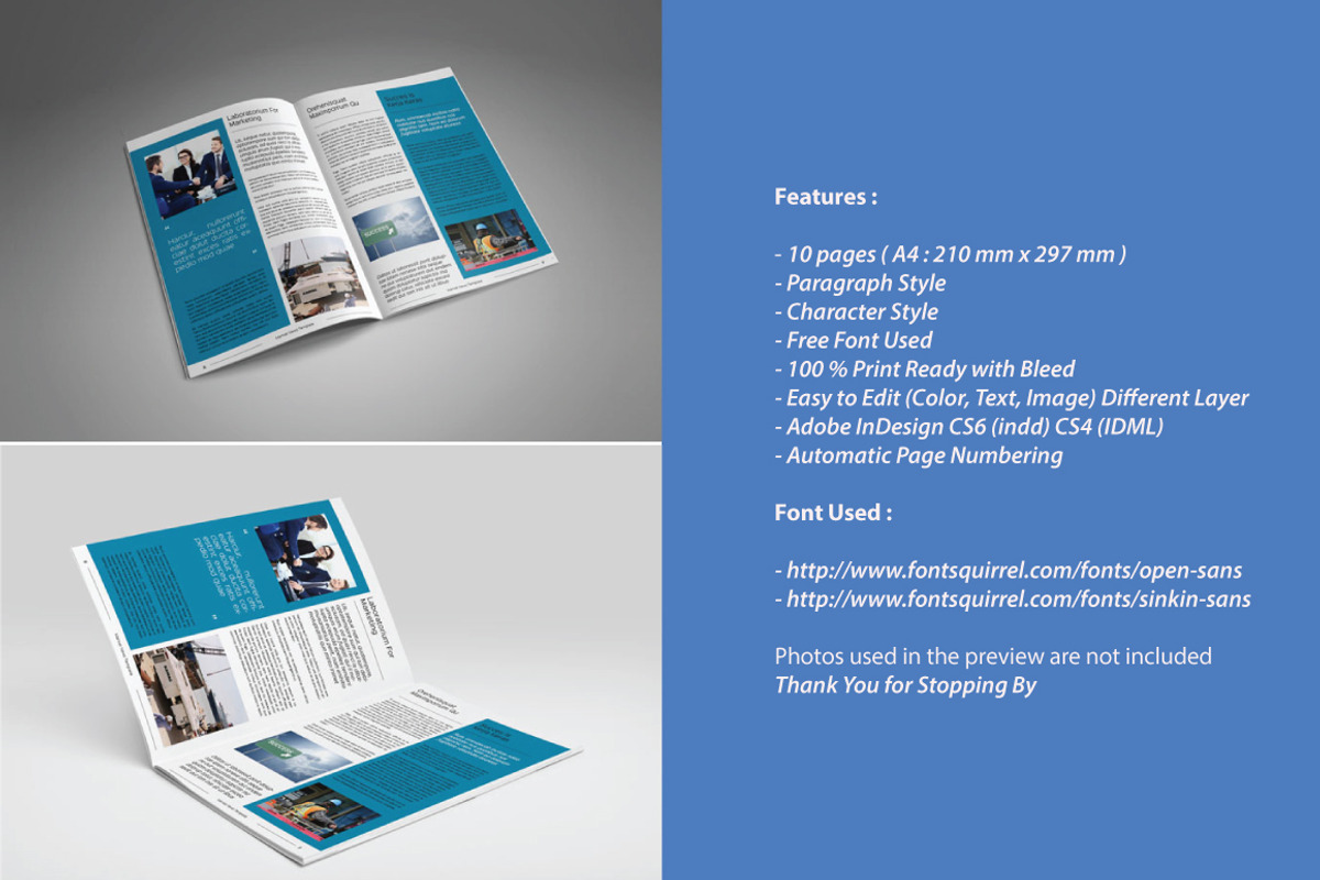 A4 Market News, a Brochure Template by marone (Photo 5 of 5)