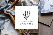 25 Delicate Feminine Logos - Vol 4, a Branding & Logo Template by Davide Bassu (Thumbnail 5 of 6)