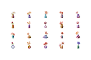 3D Vase & Flowers Illustration, an Object Graphic by Illustrava (Thumbnail 4 of 7)