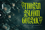 Majesty Rosaria Typeface, a Blackletter Font by alit design (Thumbnail 16 of 20)