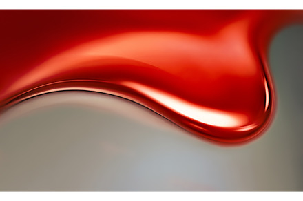 Flowing drop of blood or red paint, a Background Photo by BazziBa♥