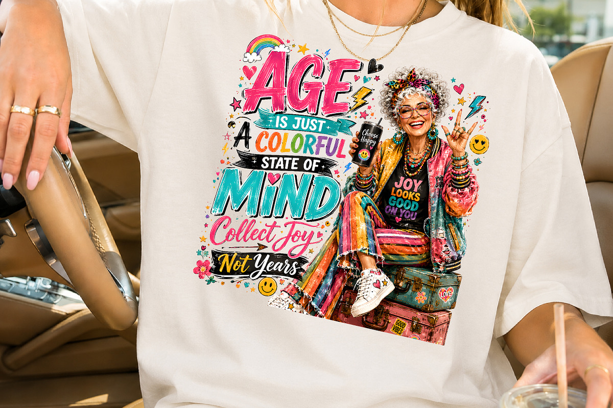 Age Is Just A Colorful State Of Mind, a Seasonal Illustration by Rose Art (Photo 2 of 4)