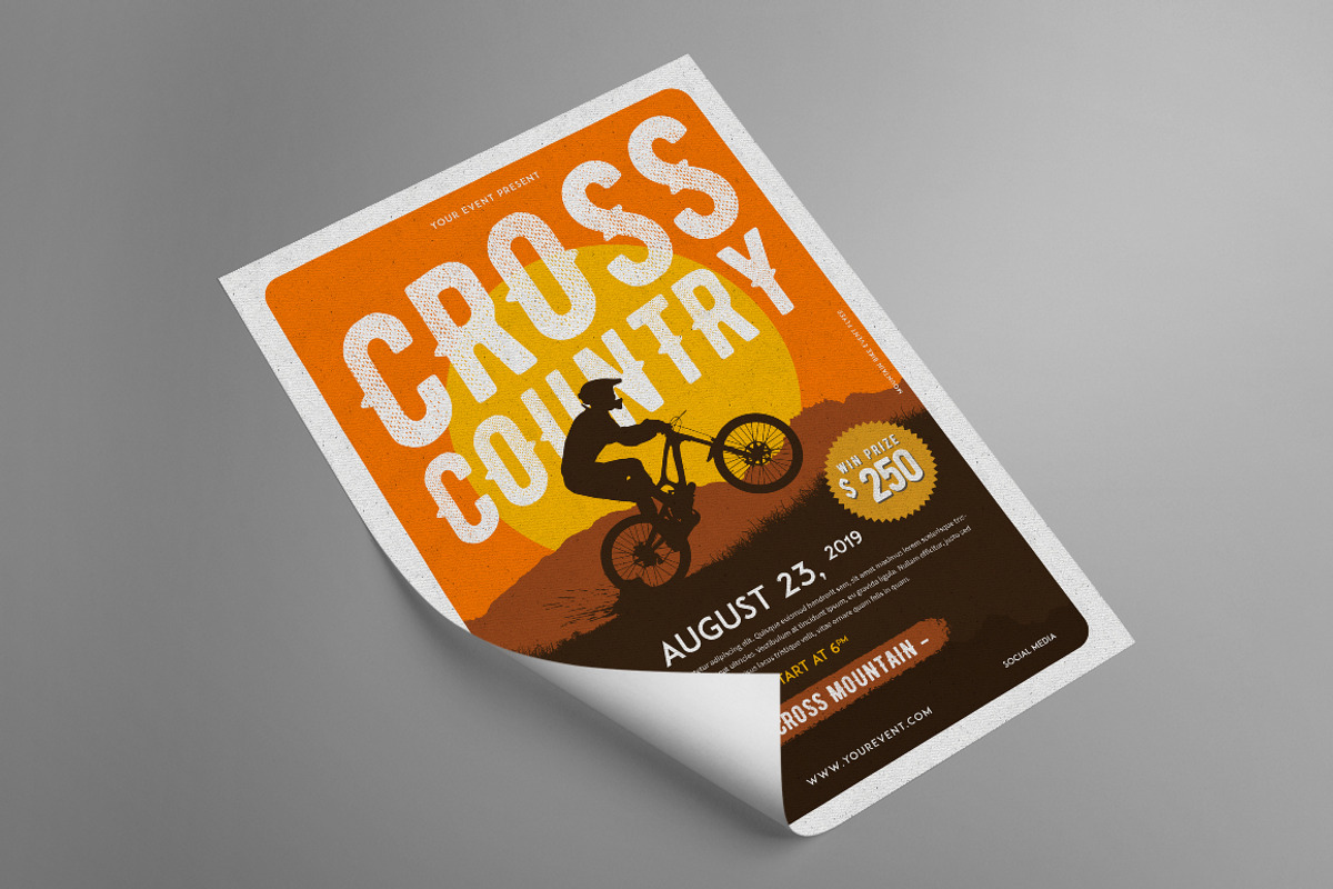 Mountain Bike Event Flyer, a Flyer Template by monogrph (Photo 4 of 4)