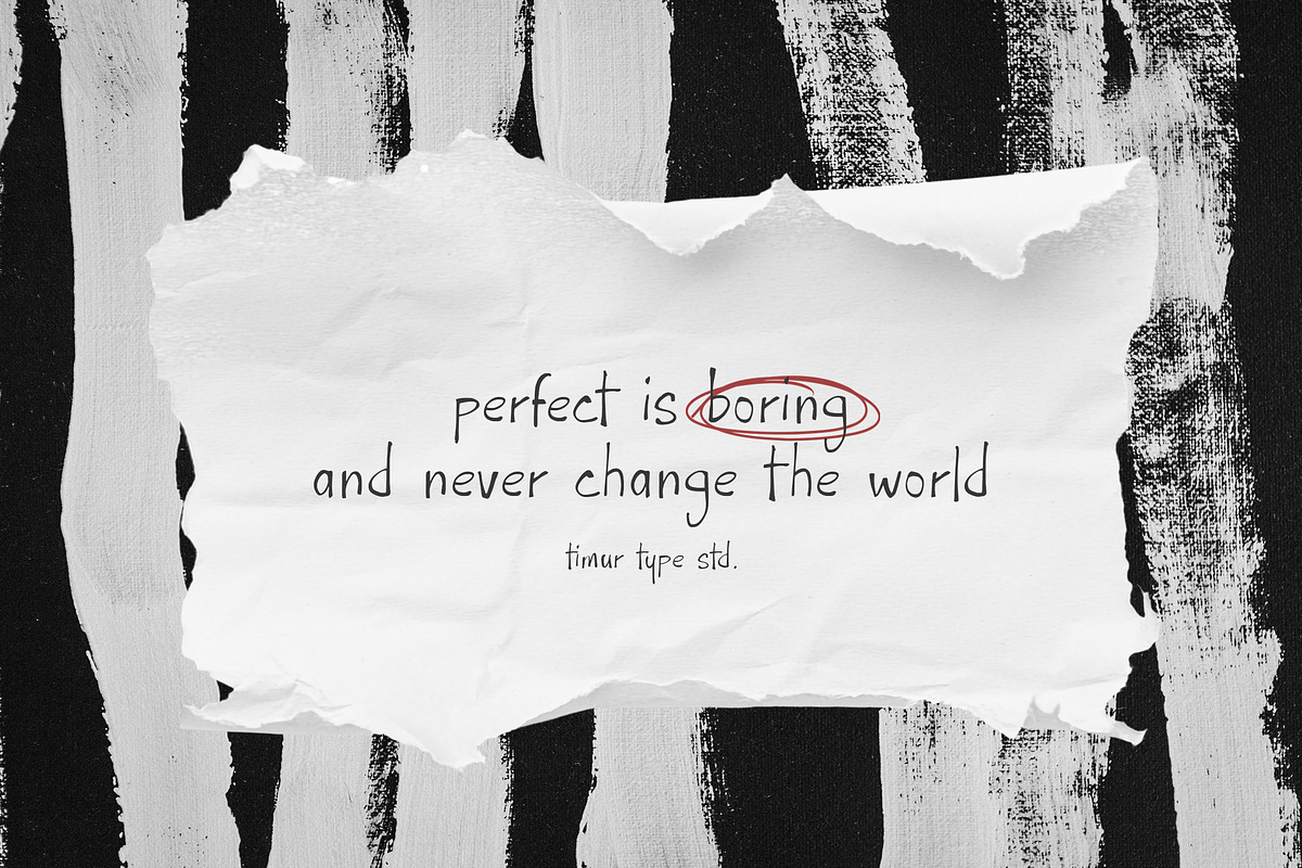 Sidewalk Notes Font, a Handwritten Font by Timurtype (Photo 2 of 7)