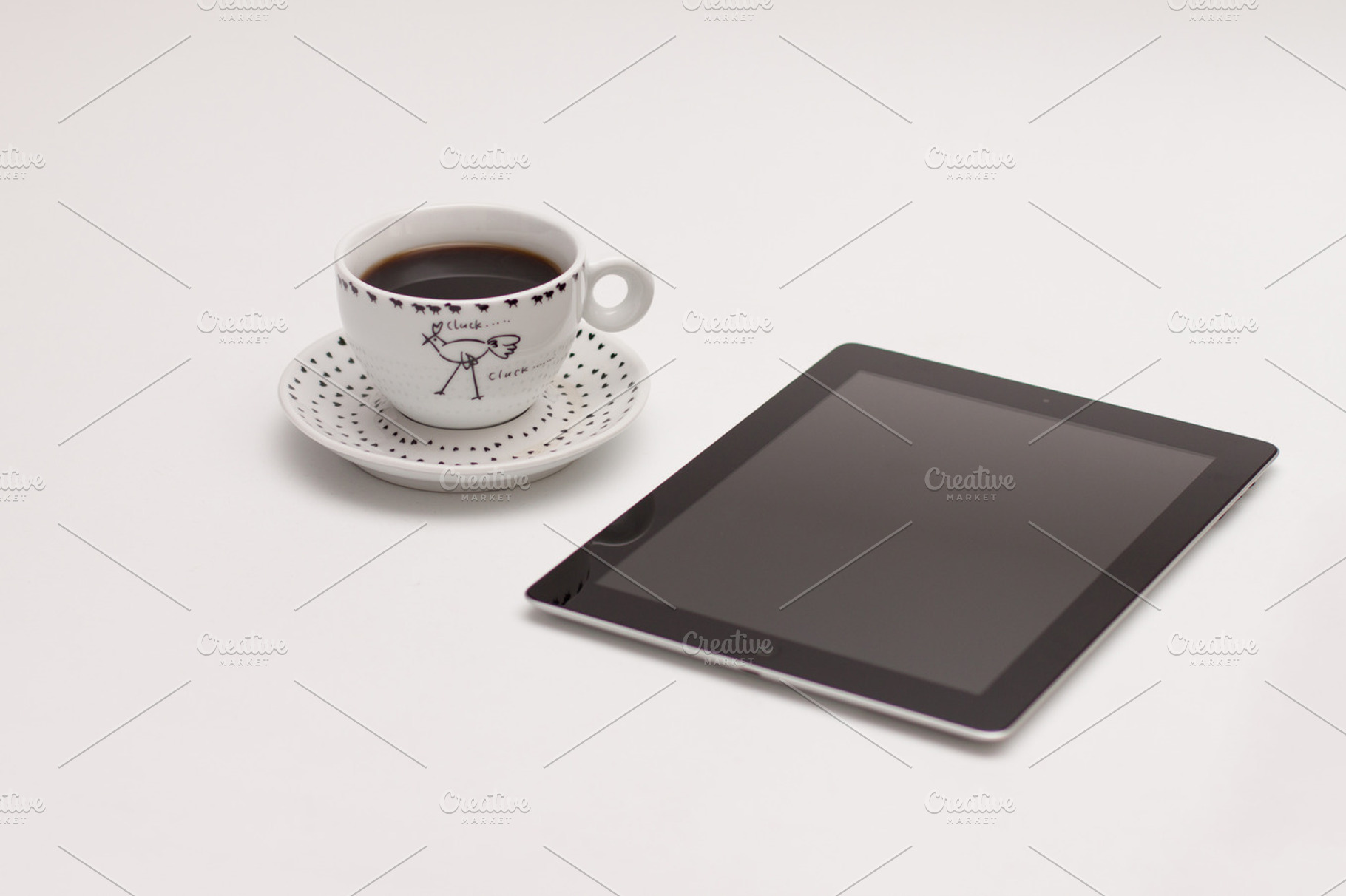 Ipad and coffee containing ipad, coffee, and work