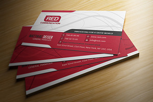 Red Business Card