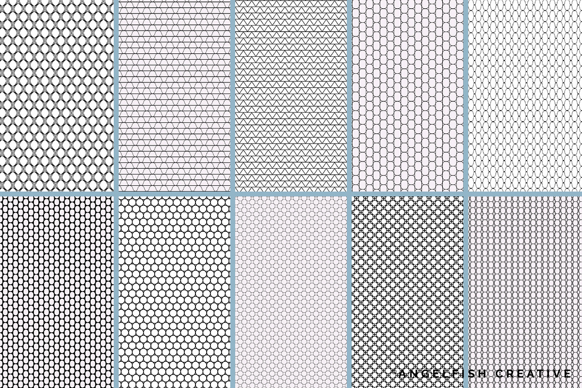 Lace Mesh Procreate Brush Set, a Brush Add-On by AngelfishCreative (Photo 5 of 11)