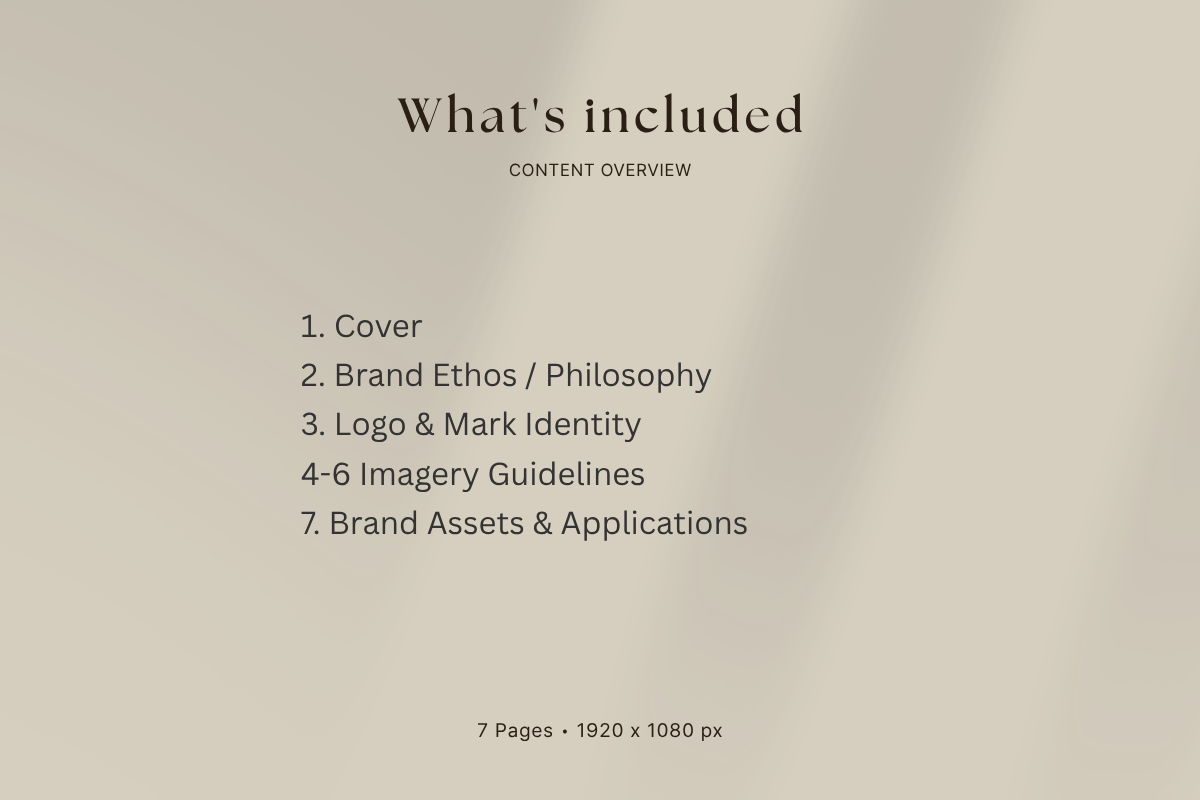 Minimalist Jewelry Brand Guidelines, a Presentation Template by batang (Photo 3 of 4)