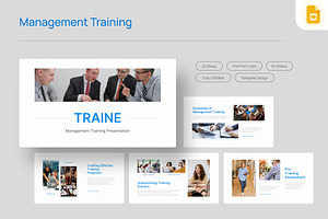 Traine - Management Training Google, a Presentation Template by Premast