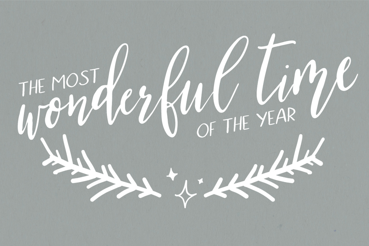 North Pole | A Holiday Font Duo preview 3