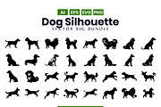 Dog Silhouette Bundle, an Illustration by Creative_View (Thumbnail 2 of 4)