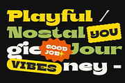 Bront-Olo – Retro Groovy Bold Font, a Sans Serif Font by kangfont Studio (Thumbnail 9 of 10)