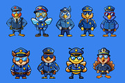 Winged Police Mascot Illustration, an Illustration by Riswan Ratta (Thumbnail 2 of 4)