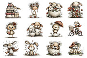 Whimsical Easter Spring Clipart, an Illustration by Dream Creation (Thumbnail 2 of 5)