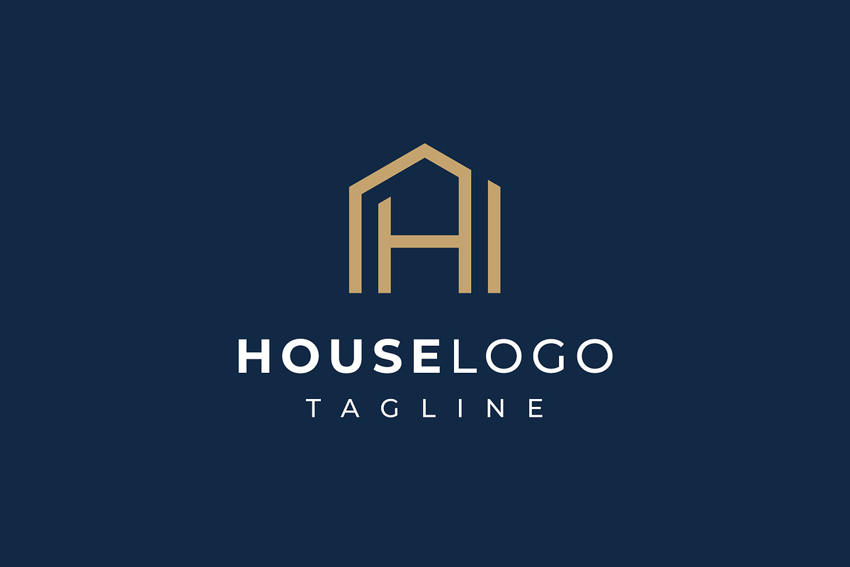 Minimalist Letter H House Logo, a Branding & Logo Template by brandphant