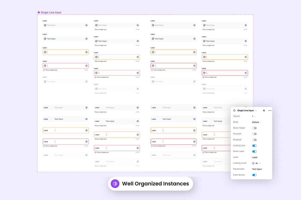 Text Input Component - UI Kits, an UI Kit Template by SLAB! Design (Photo 3 of 3)