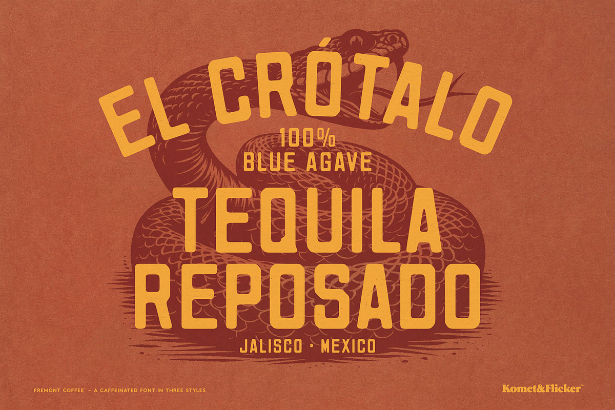 Fremont Coffee - A Caffeinated Font, a Sans Serif Font by Komet & Flicker (Photo 8 of 15)