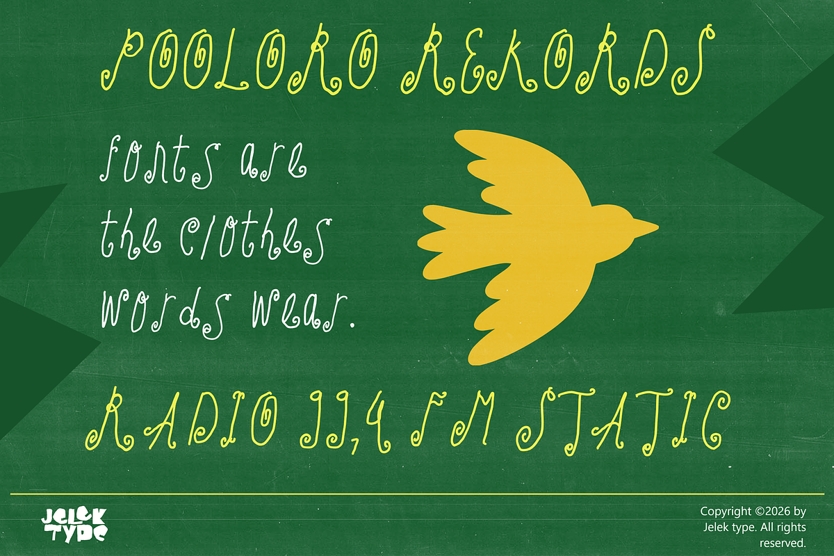 Squirky Lary, a Handwritten Font by JelekType (Photo 4 of 8)