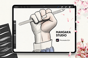 Mangaka Studio for Procreate, a Brush Add-On by Jinro (Thumbnail 1 of 13)