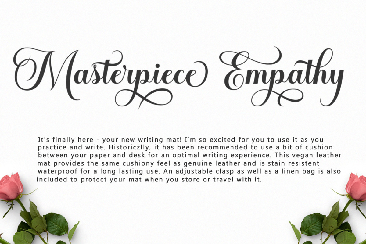 Maryland Script, a Script Font by Strong.co (Photo 7 of 9)