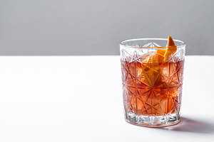 Old Fashioned Cocktail with Orange Peel, a Food & Drink Photo by etorres69