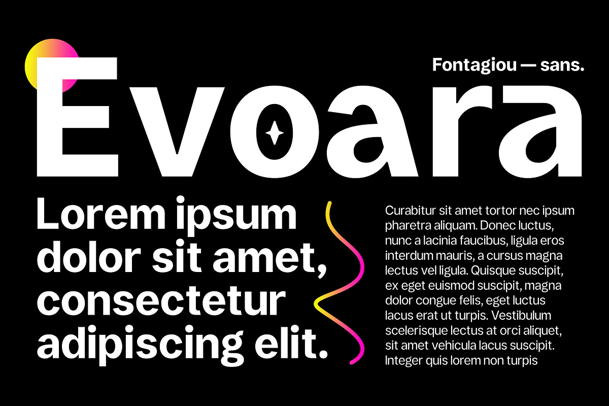 Fontagiou | SALE 60% Off, a Sans Serif Font by Areatype (Photo 5 of 11)