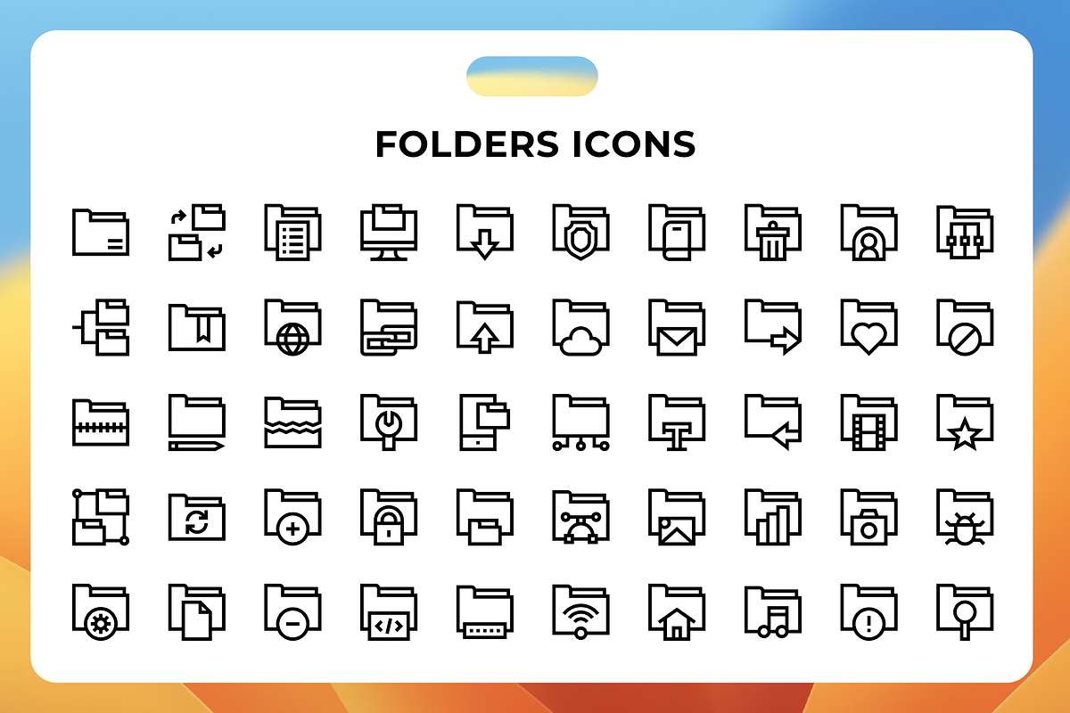 Folders Icons, an Icon by Wencory