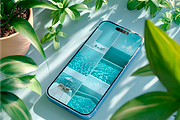 Minimalist Smartphone Mockup Kit, an iPhone Mockup by oxy_gen (Thumbnail 5 of 7)