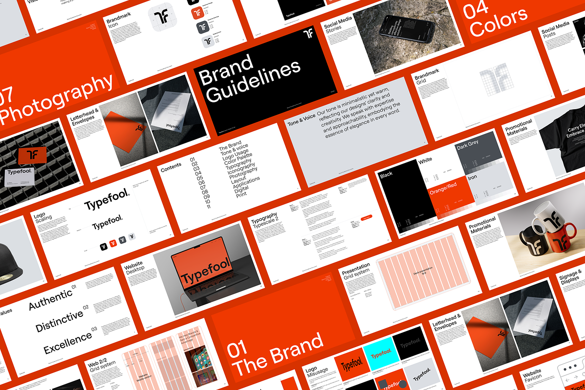 Modern Brand Guidelines Template