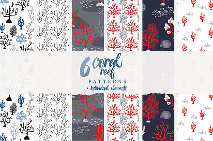 6 Coral Reef Patterns