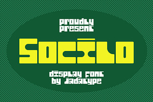 Socilo Font Square Display