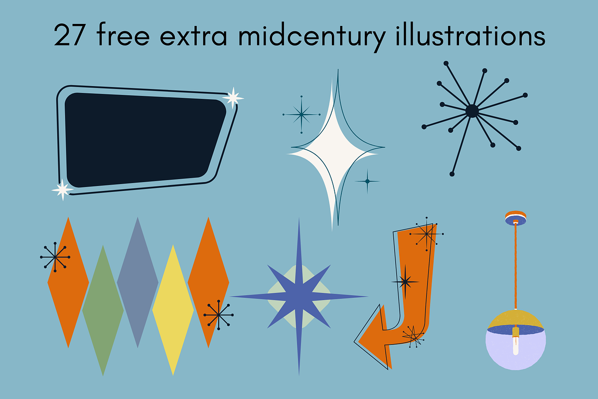 BOOMERANG Midcentury Modern Font, a Slab Serif Font by MALA HORA ARTIST STUDIO ✨ (Photo 4 of 18)