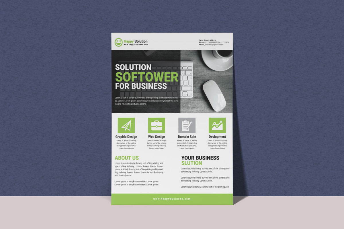 Creative Business Advertising Flyer, a Flyer Template by BrandlyTemplate (Photo 3 of 4)