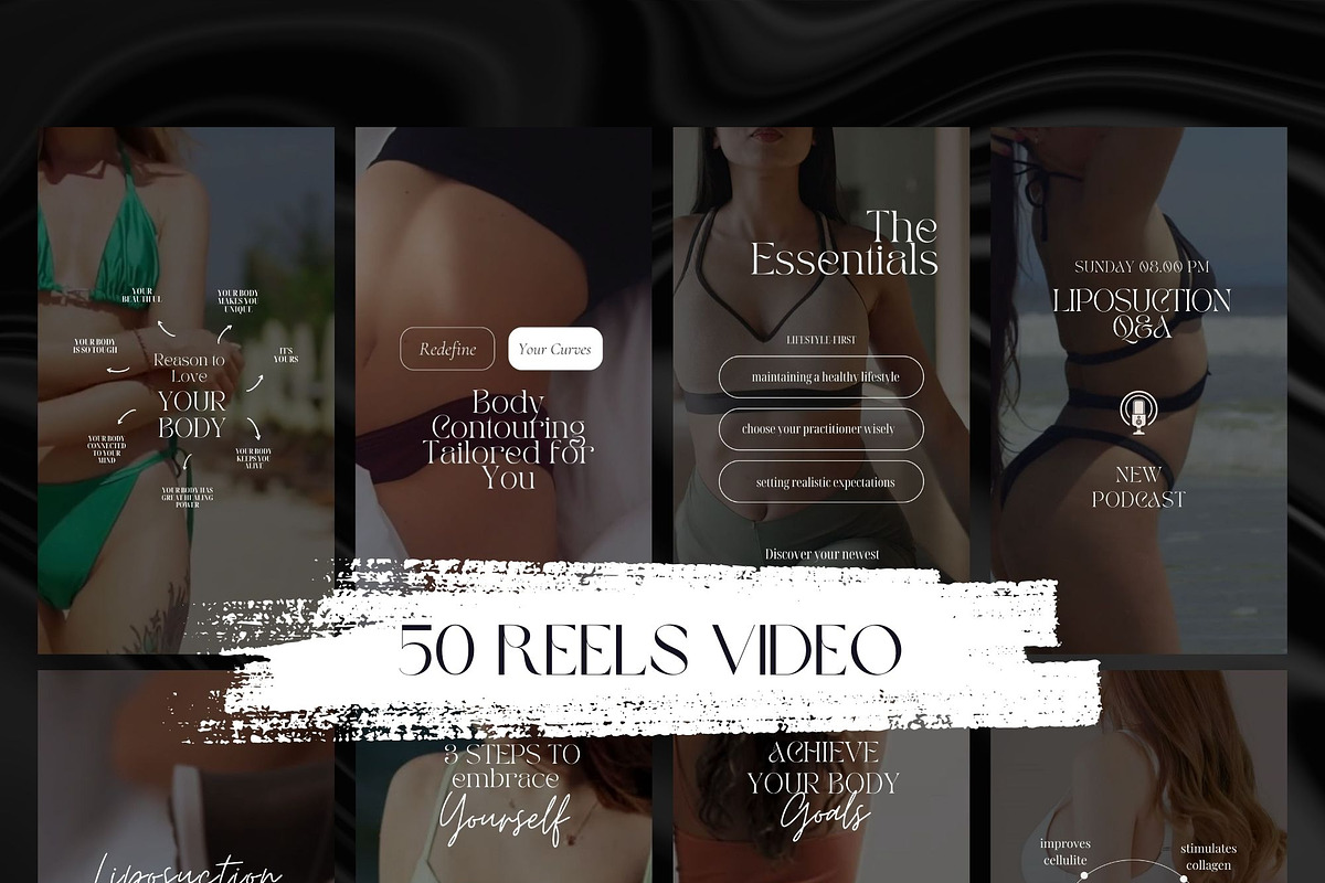 Body Contouring Instagram Video Reel, a Social Media Template by design4social (Photo 2 of 9)
