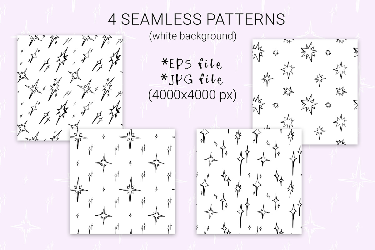 Quirky stars collection, an Object Graphic by SweetRenieDesigns (Photo 3 of 3)