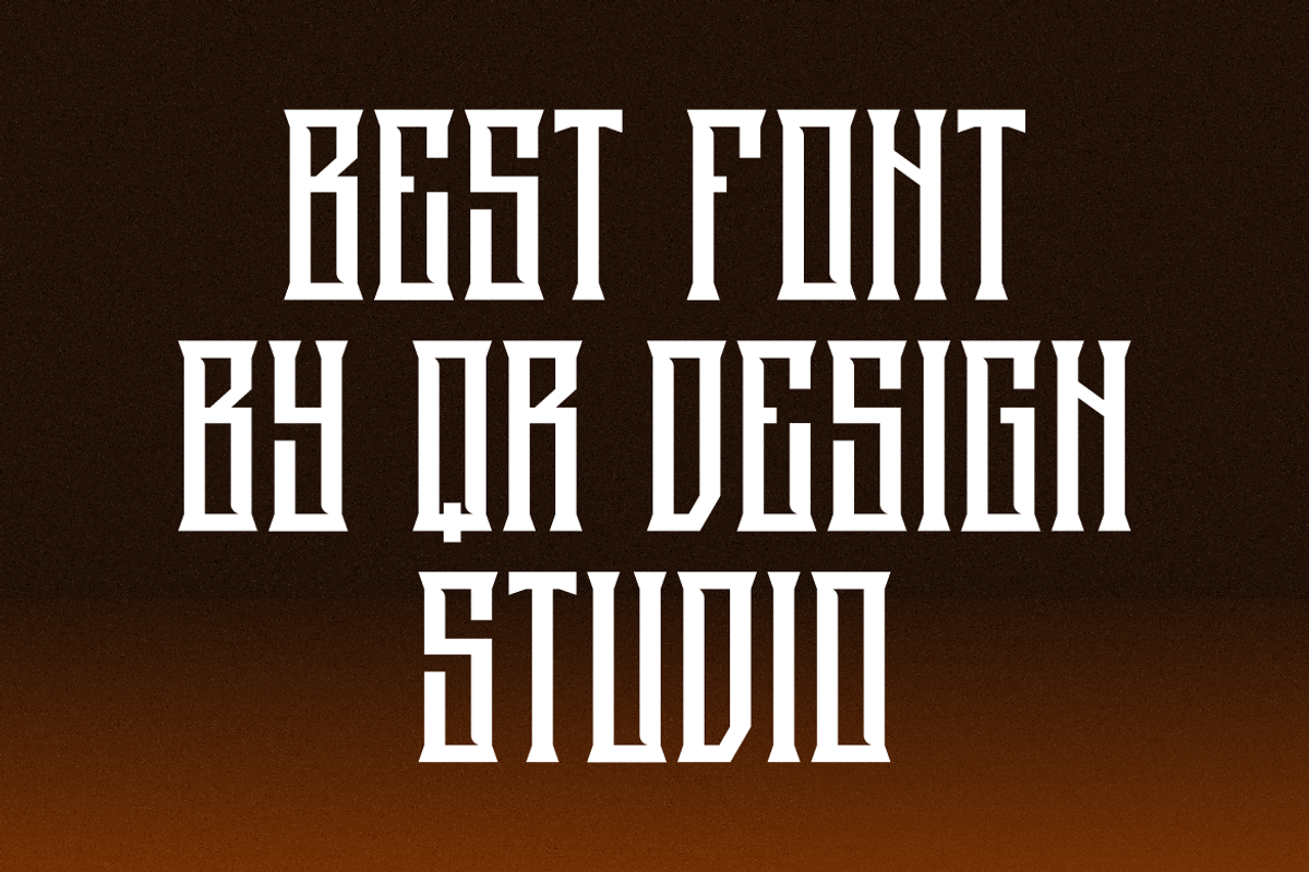 Coyxroj - Tall & Gothic Font, a Serif Font by QR Design Studio (Photo 3 of 6)