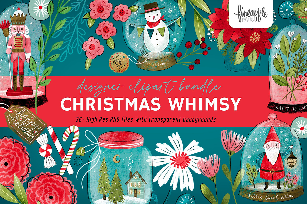 Cute Christmas Clip Art, an Object Graphic by FINEAPPLE (Photo 1 of 6)