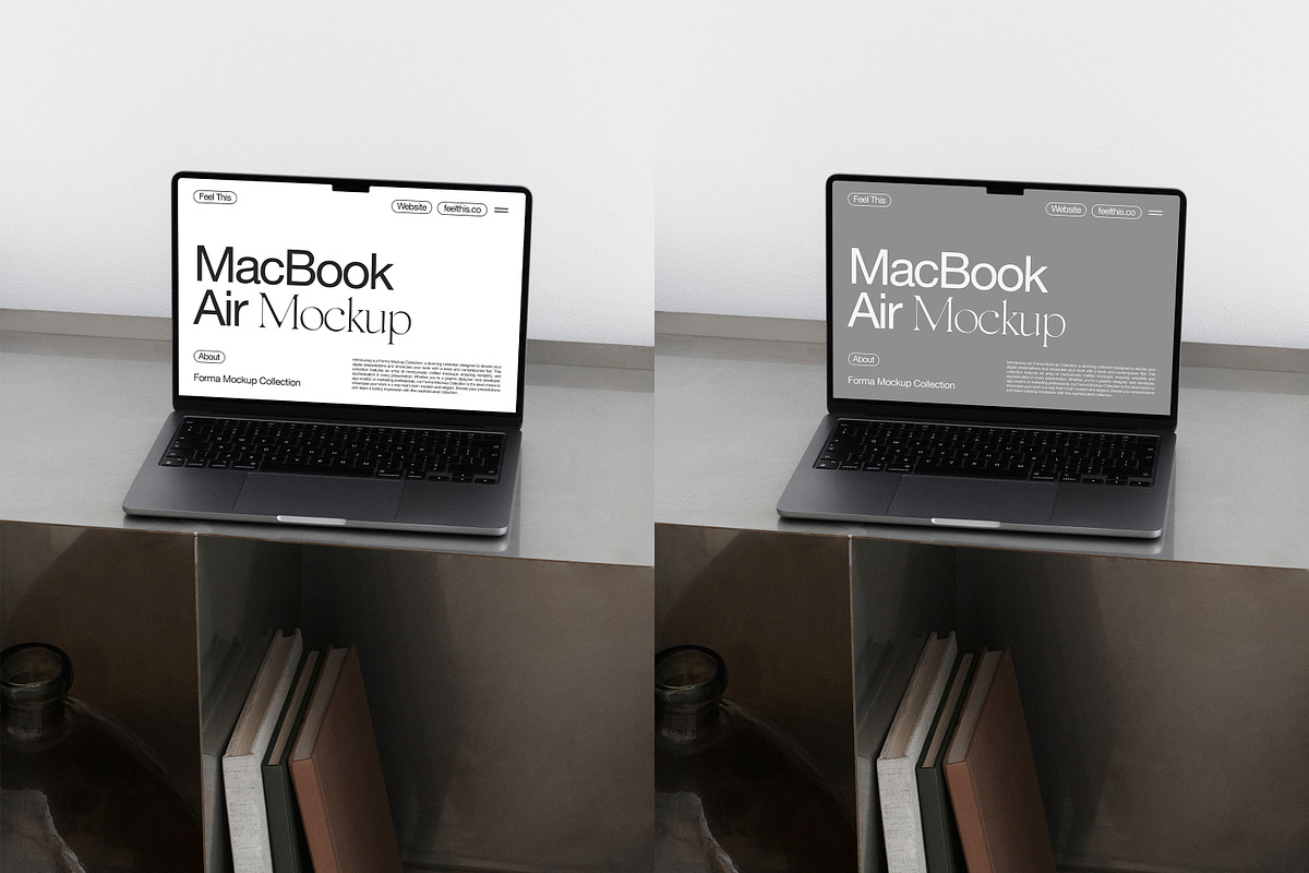 MacBook Air Mockup PSD, a Mac Mockup by Feel This (Photo 3 of 3)