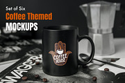 Coffee Themed Mockup Set, a Cups & Container Mockup by M. by mprintly (Thumbnail 1 of 5)