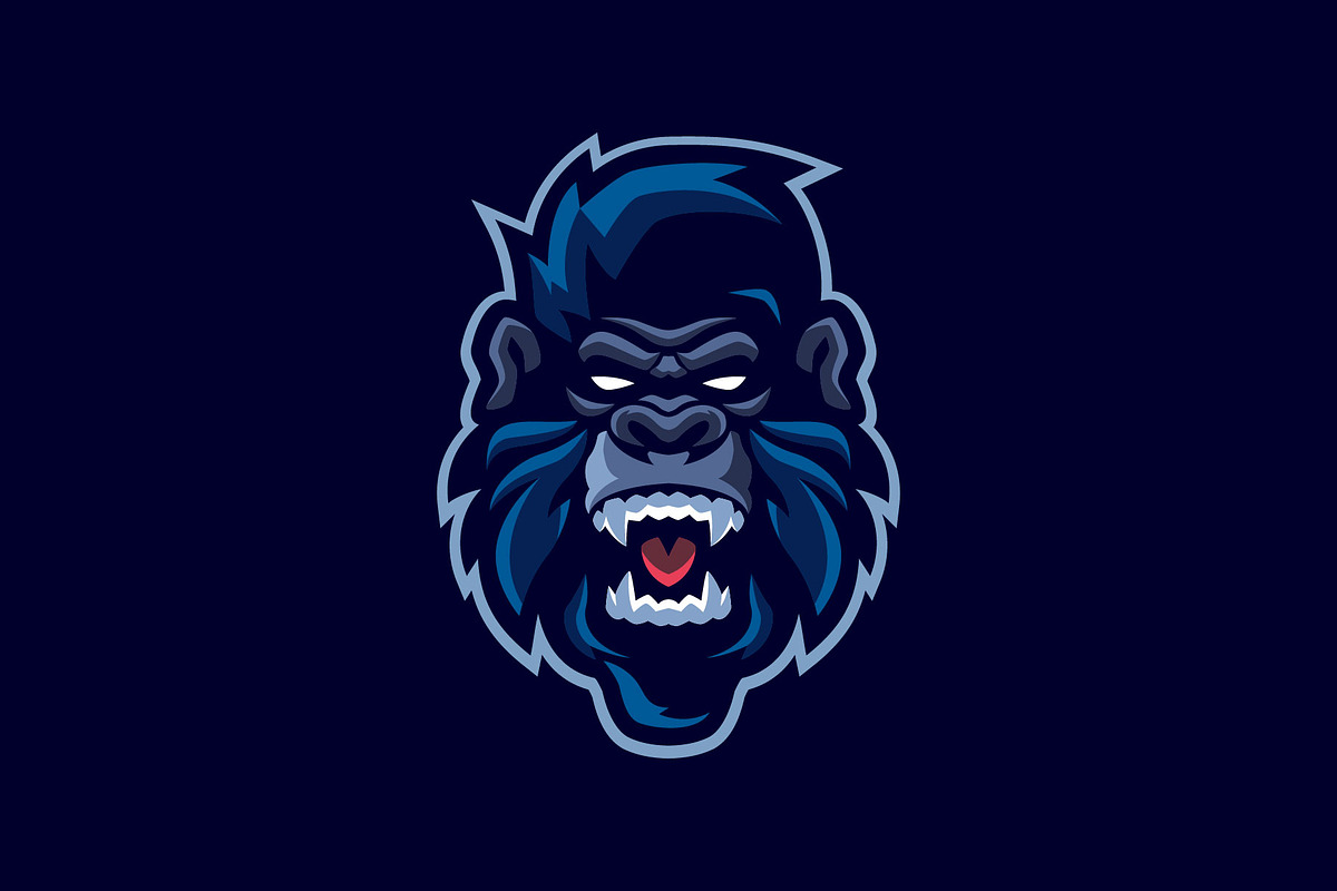 Gorilla Esports Logo Templates, a Branding & Logo Template by kidzdsgn (Photo 4 of 4)